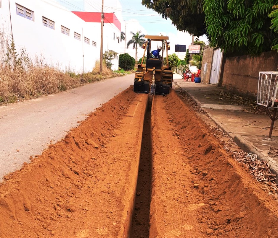 Valetadeira reduz impacto de obras de saneamento em Primavera do Leste/MT 2 aegea
